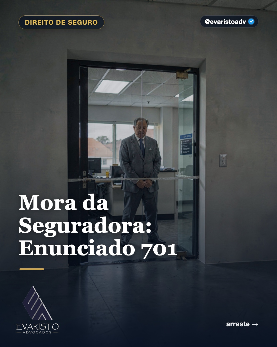Capa do carrossel — Mora da Seguradora: Enunciado 701