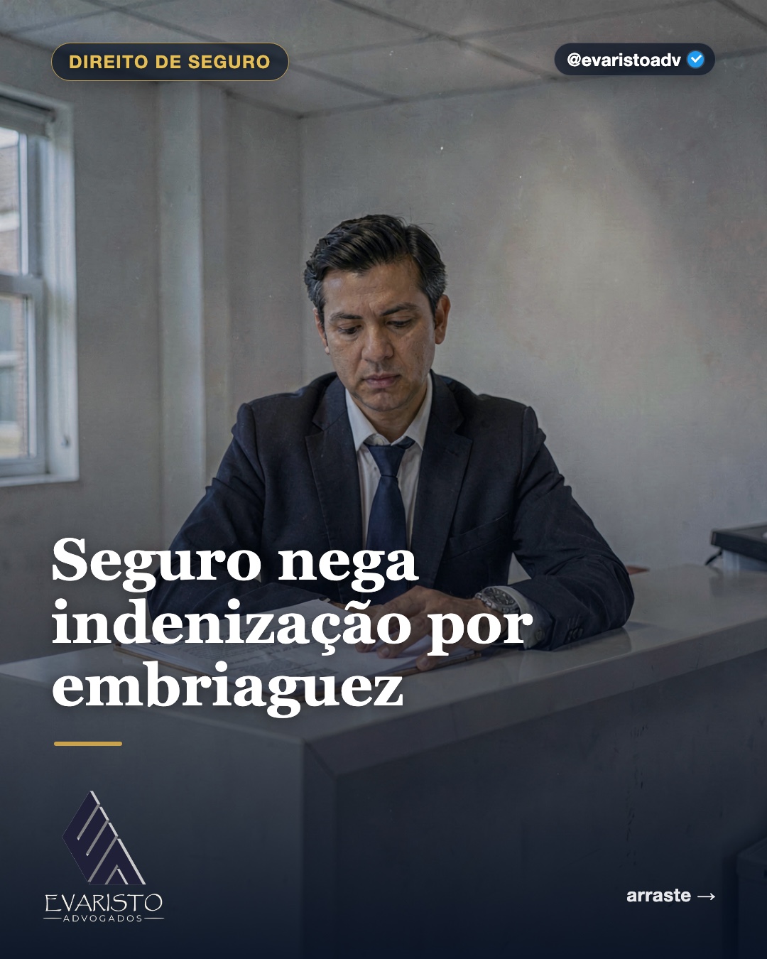 Capa do carrossel — Seguro nega indenização por embriaguez