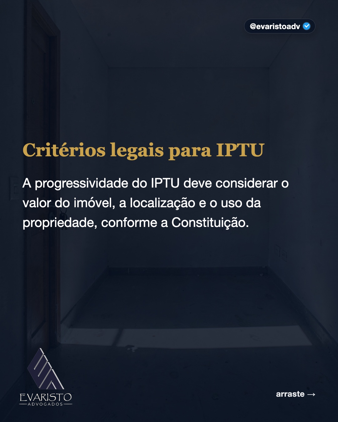 Arte 2 — Critérios legais para IPTU