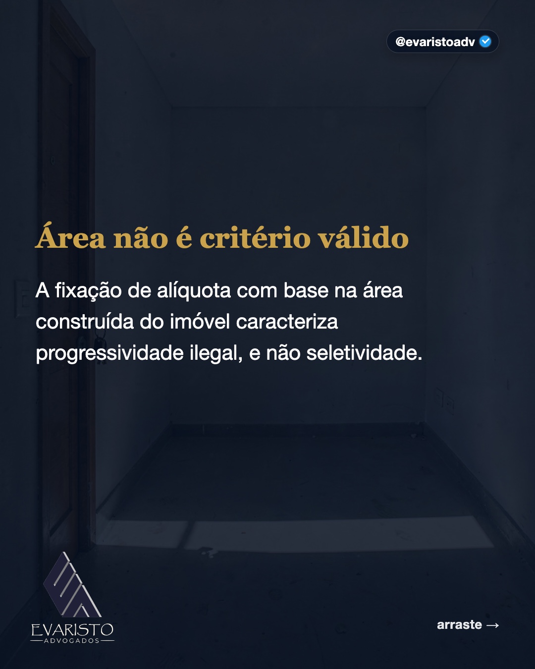 Arte 3 — Área não é critério válido