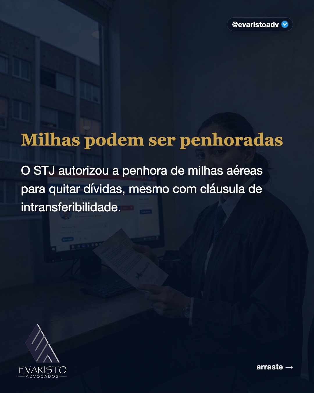 Arte 2 — Milhas podem ser penhoradas