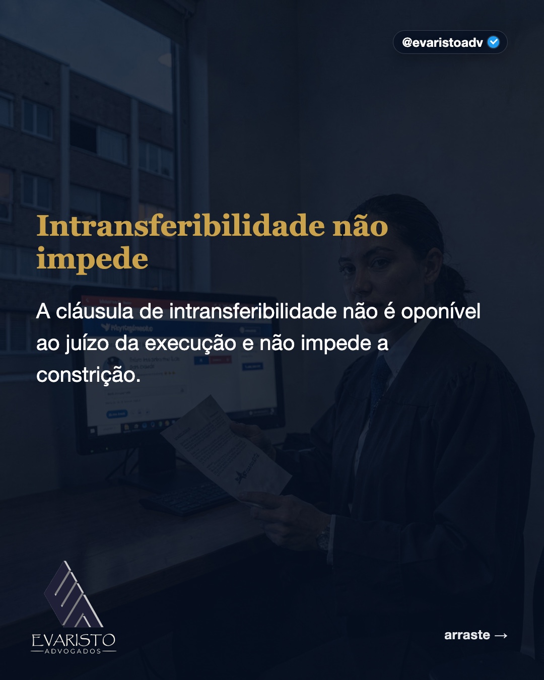Arte 3 — Intransferibilidade não impede