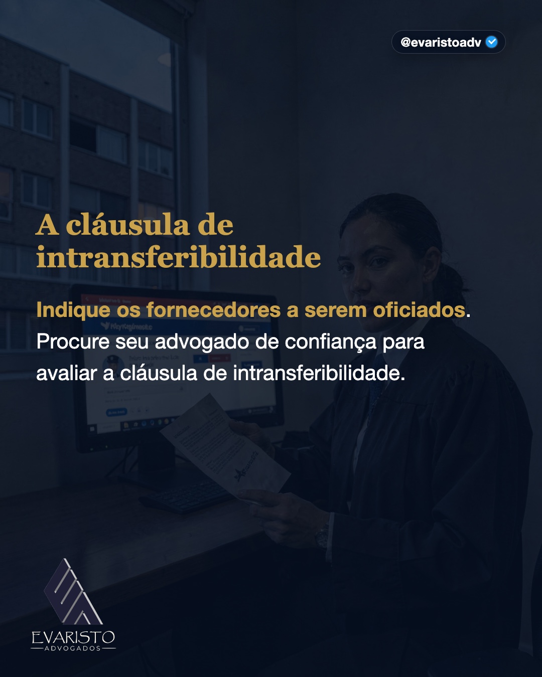 Arte 5 — A cláusula de intransferibilidade