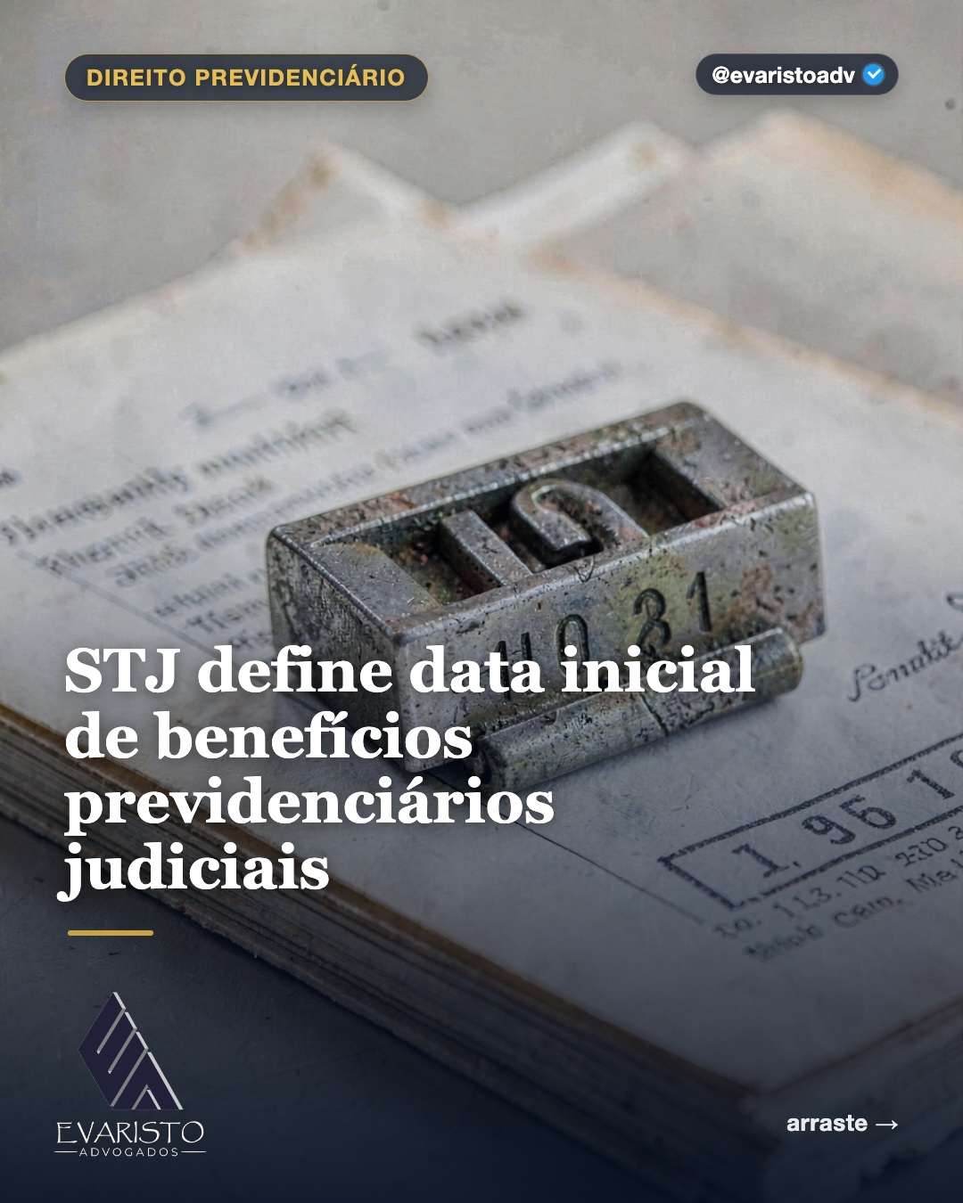 Capa do carrossel — STJ define data inicial de benefícios previdenciários judiciais