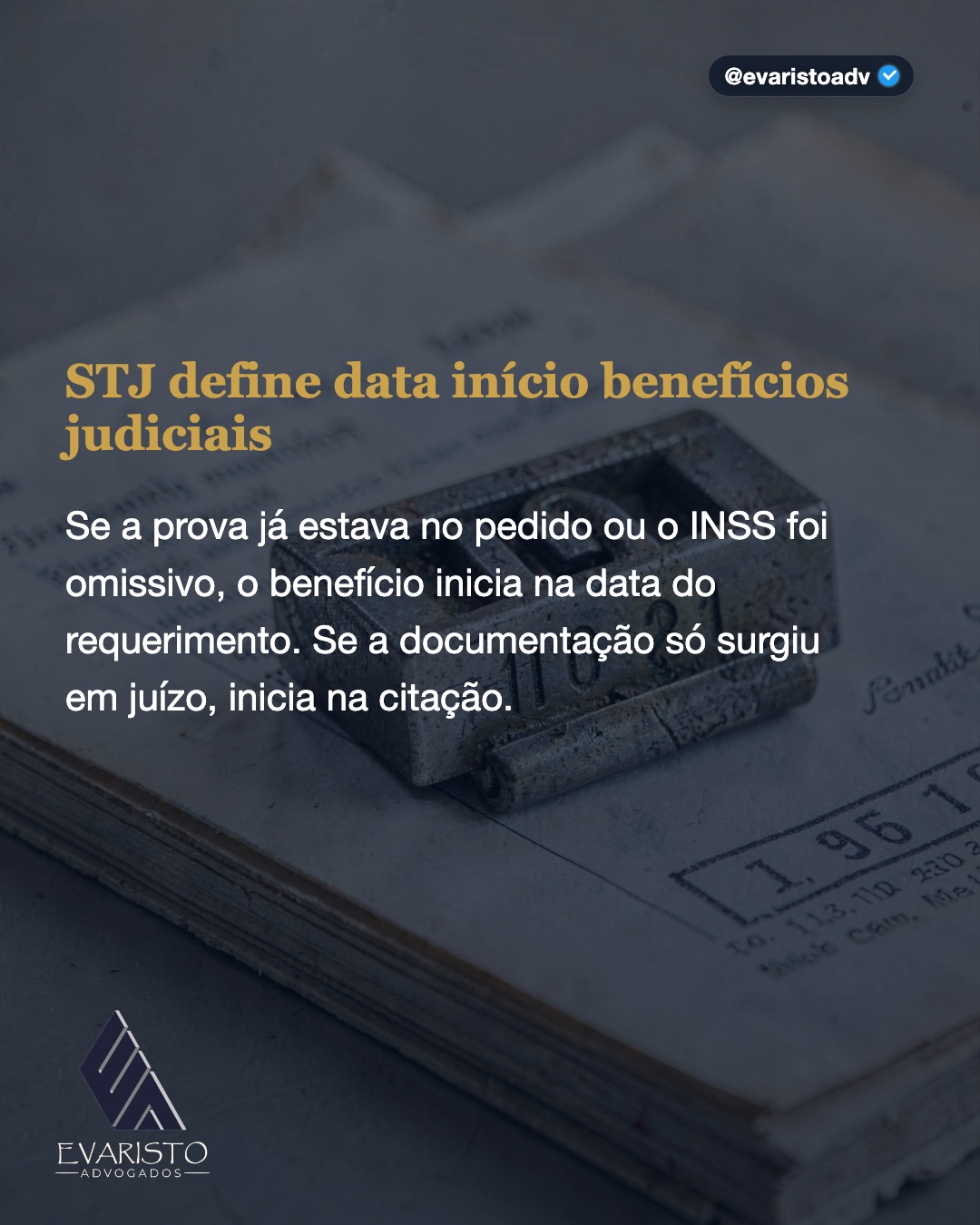 Arte 4 — STJ define data início benefícios judiciais