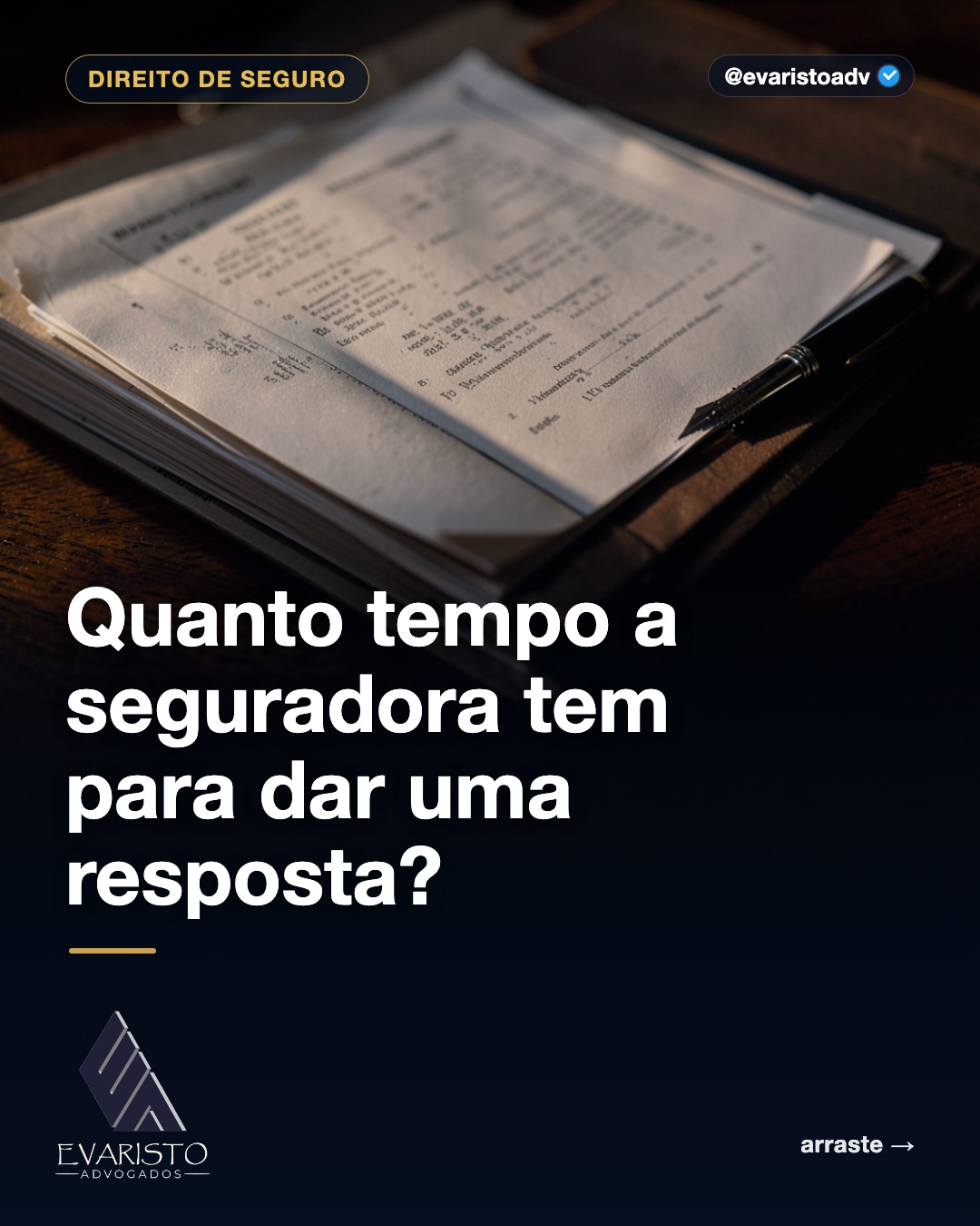 Capa do carrossel — Quanto tempo a seguradora tem para dar uma resposta?