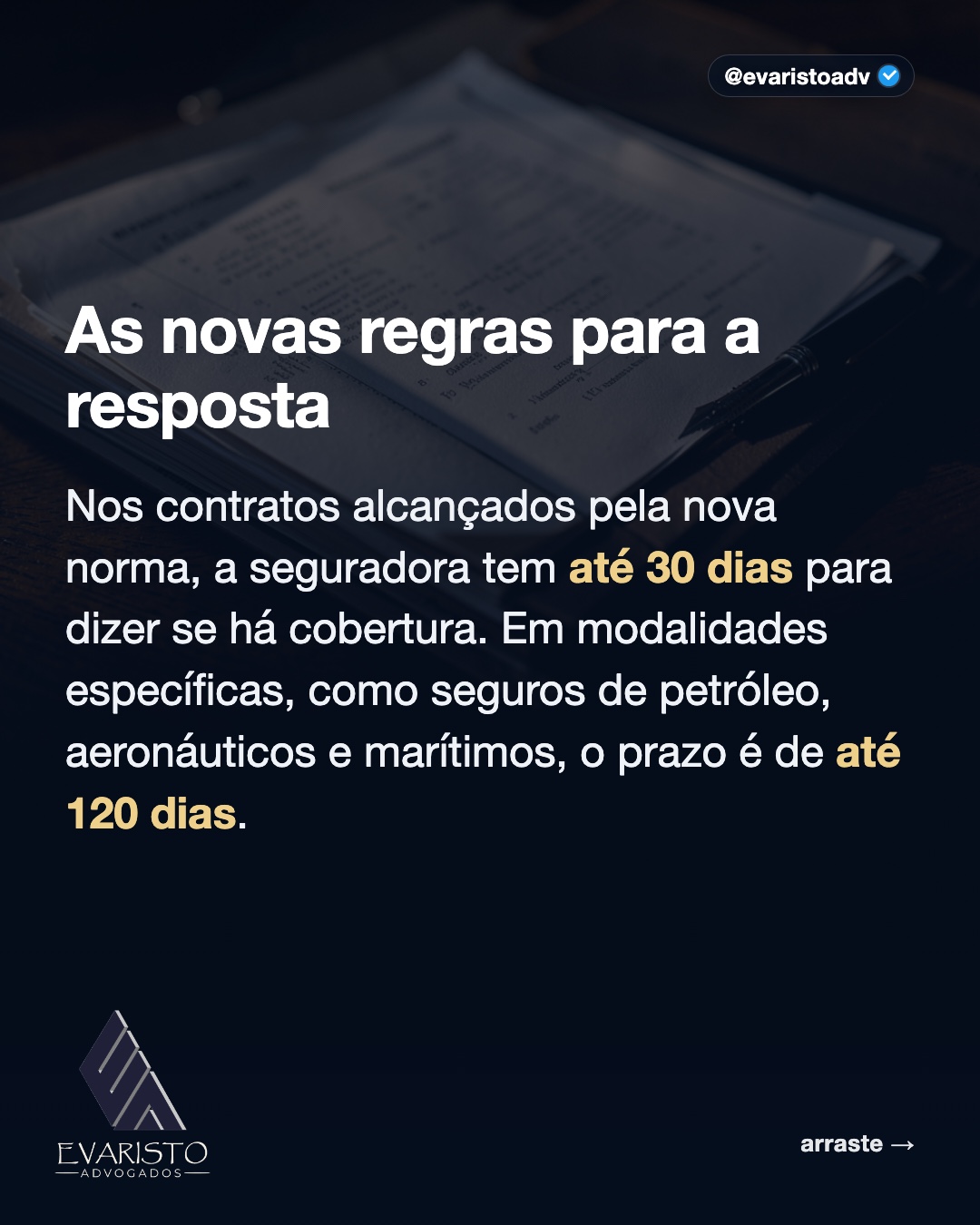 Arte 2 — As novas regras para a resposta