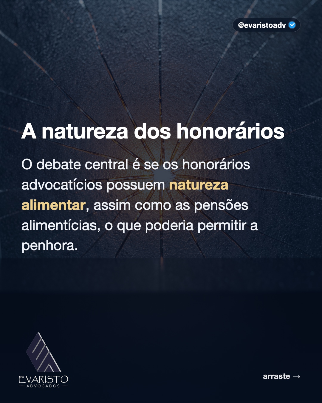 Arte 4 — A natureza dos honorários