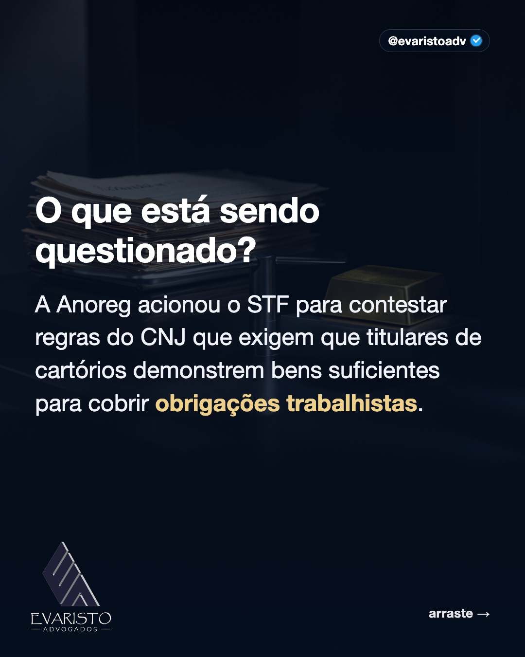 Arte 2 — O que está sendo questionado?