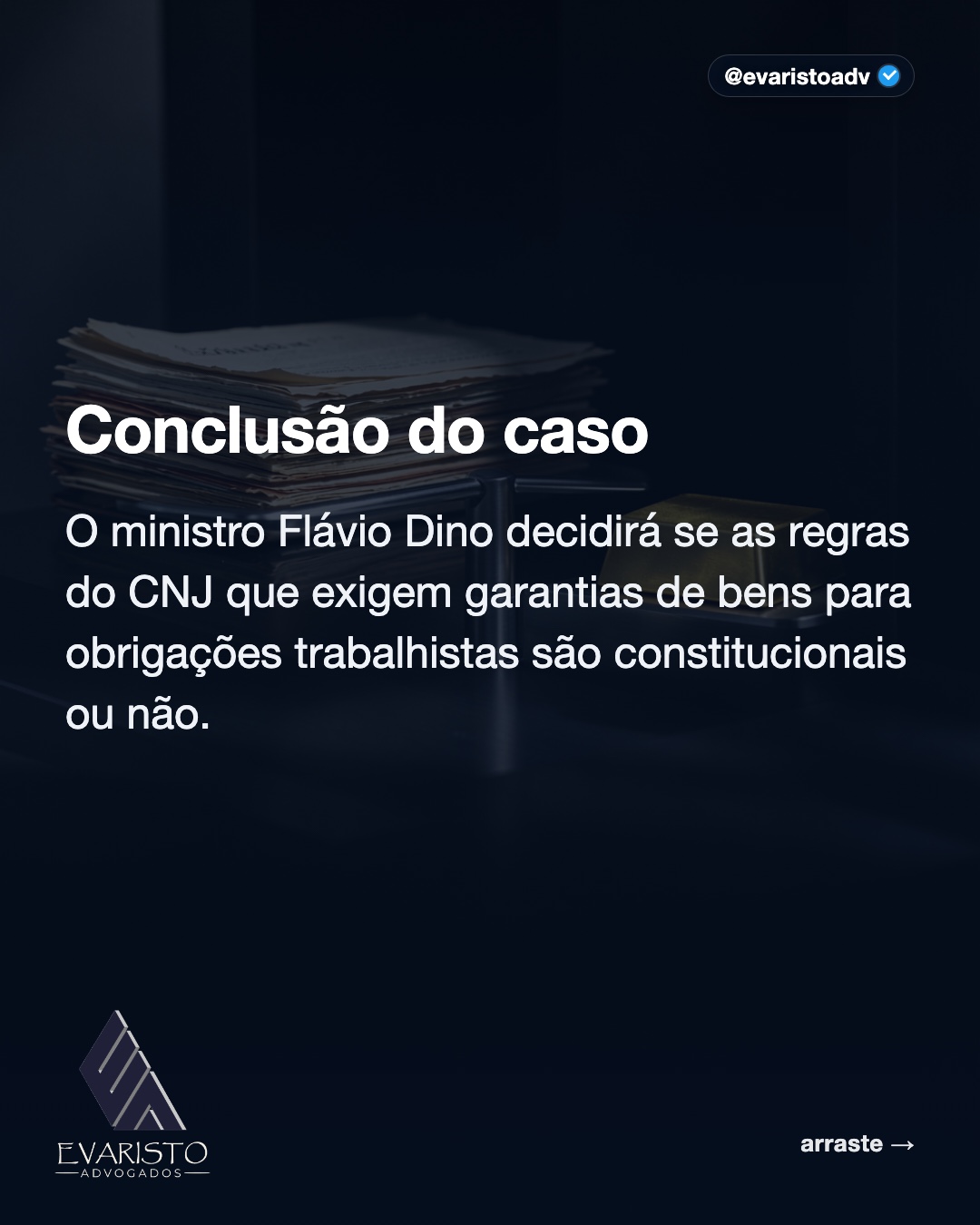 Arte 7 — Conclusão do caso