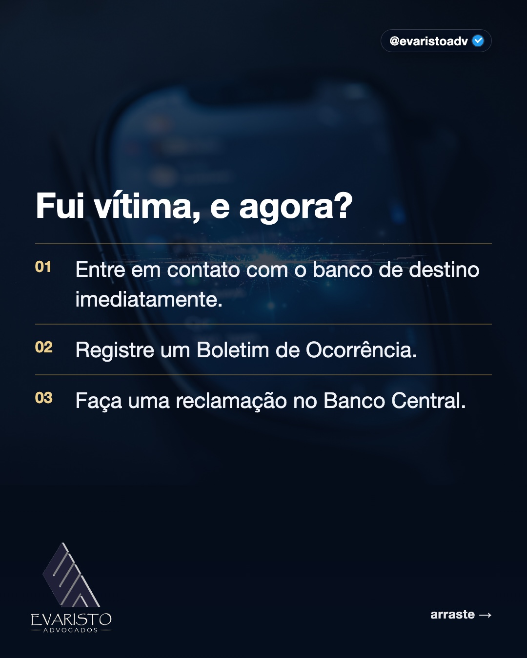 Arte 5 — Fui vítima, e agora?