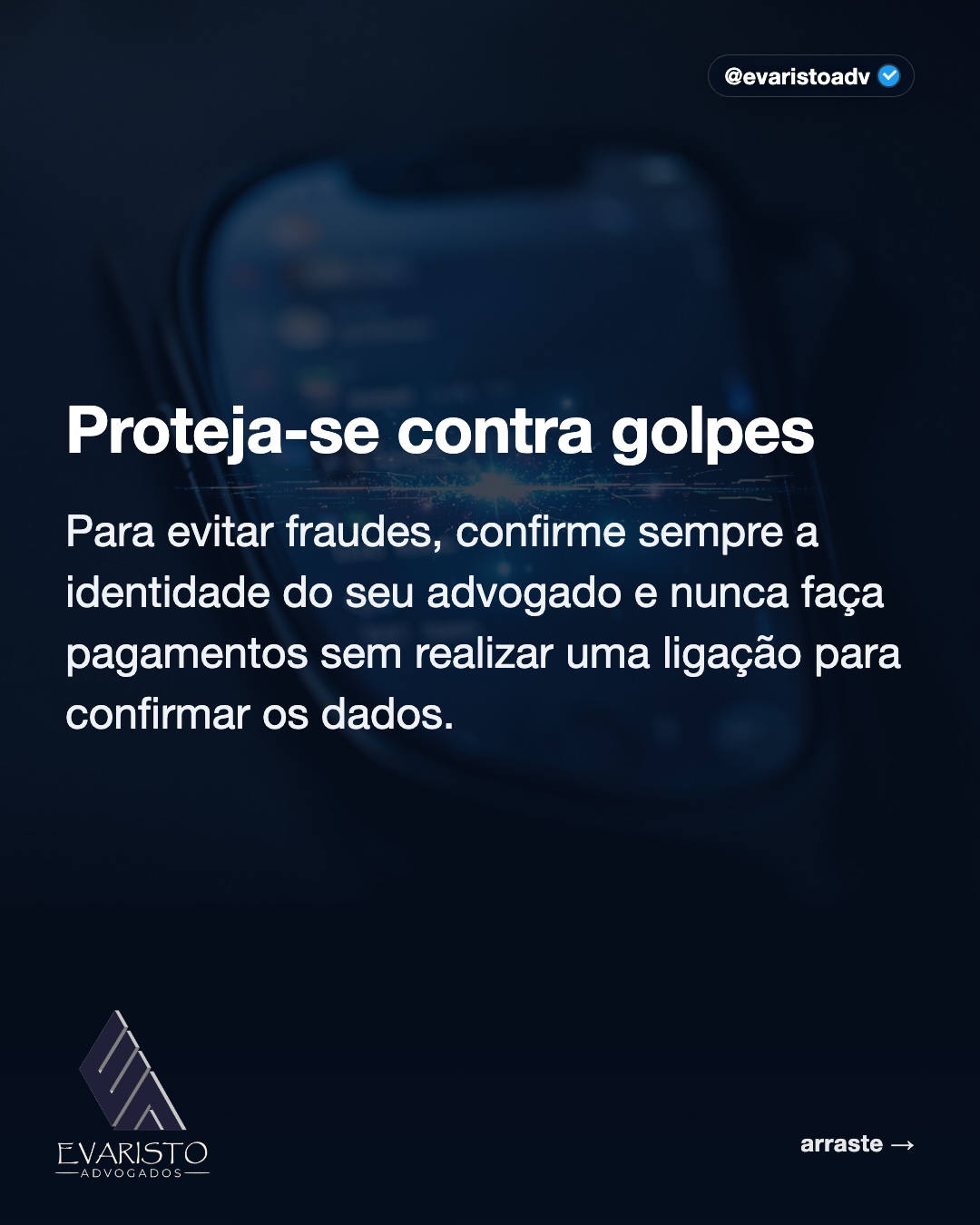 Arte 6 — Proteja-se contra golpes