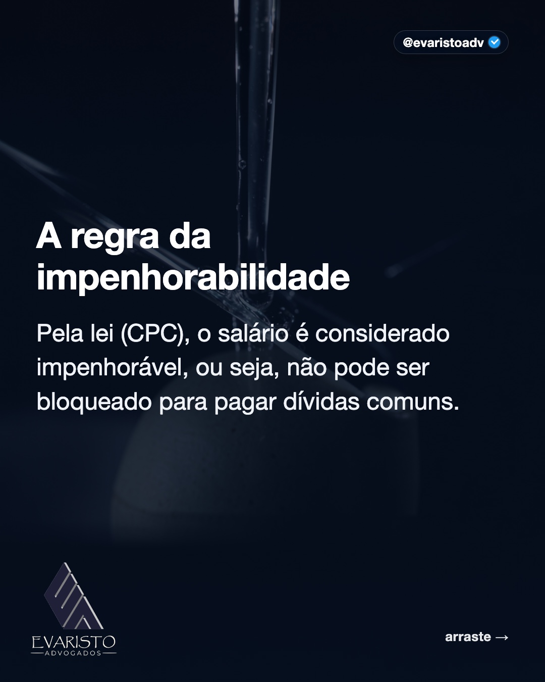 Arte 3 — A regra da impenhorabilidade