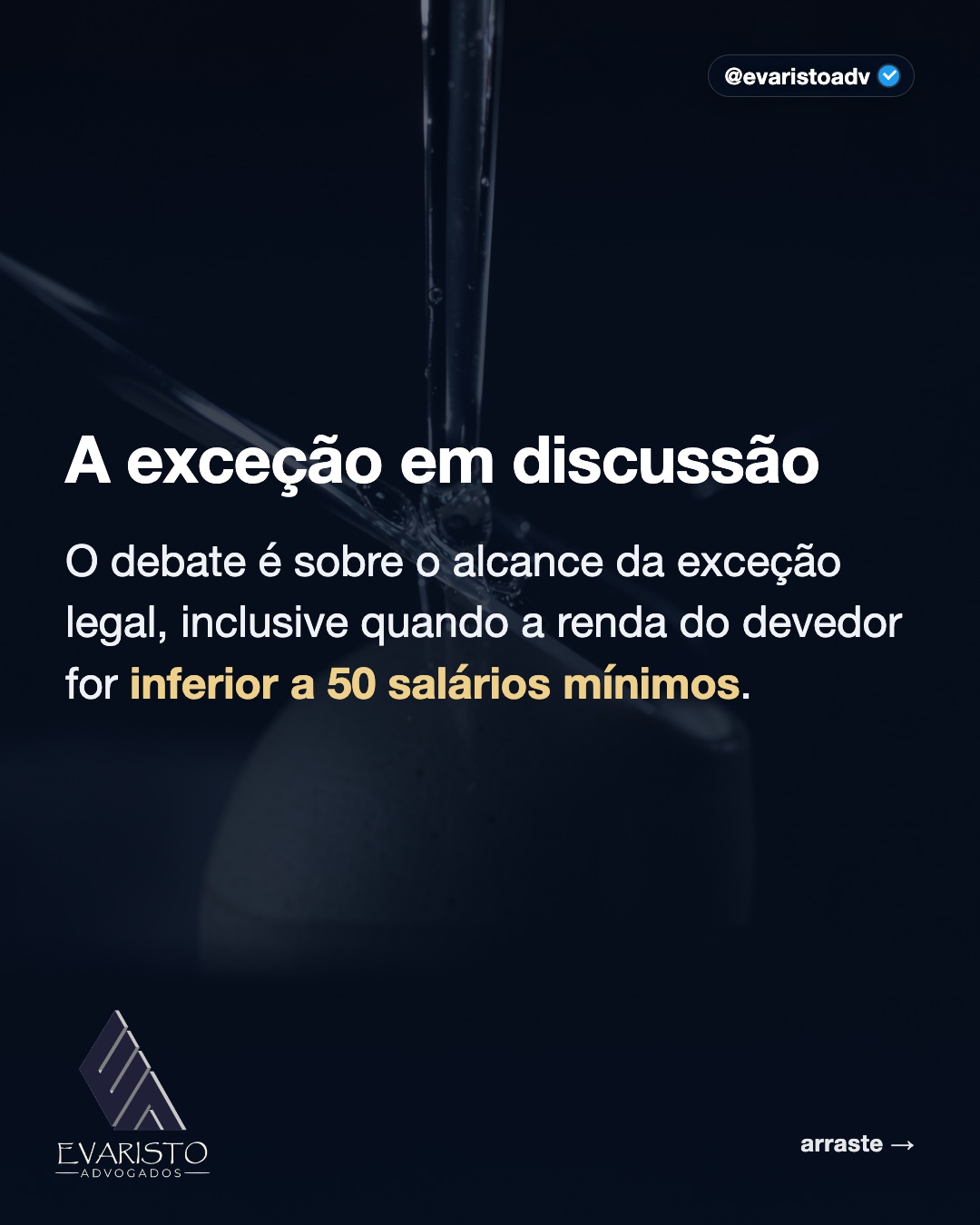 Arte 4 — A exceção em discussão