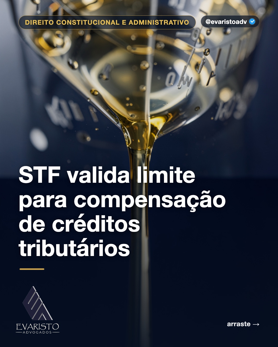 Capa do carrossel — STF valida limite para compensação de créditos tributários