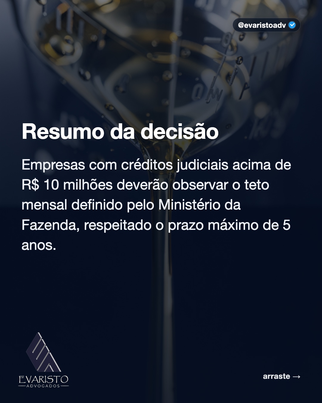 Arte 5 — Resumo da decisão