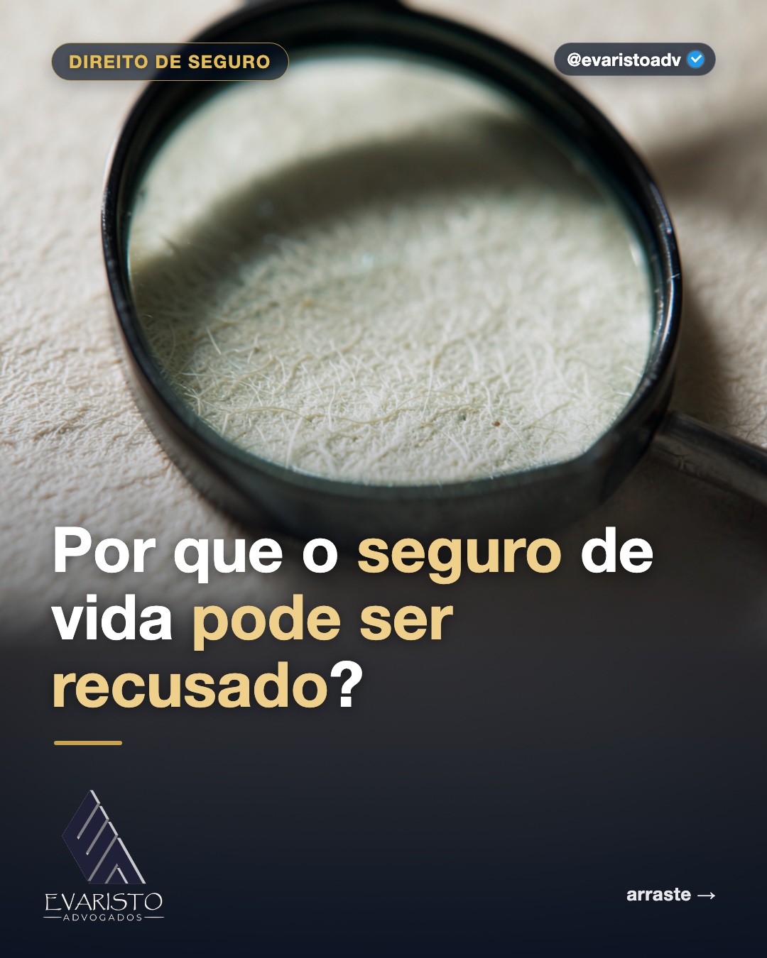 Capa do carrossel — Por que o seguro de vida pode ser recusado?
