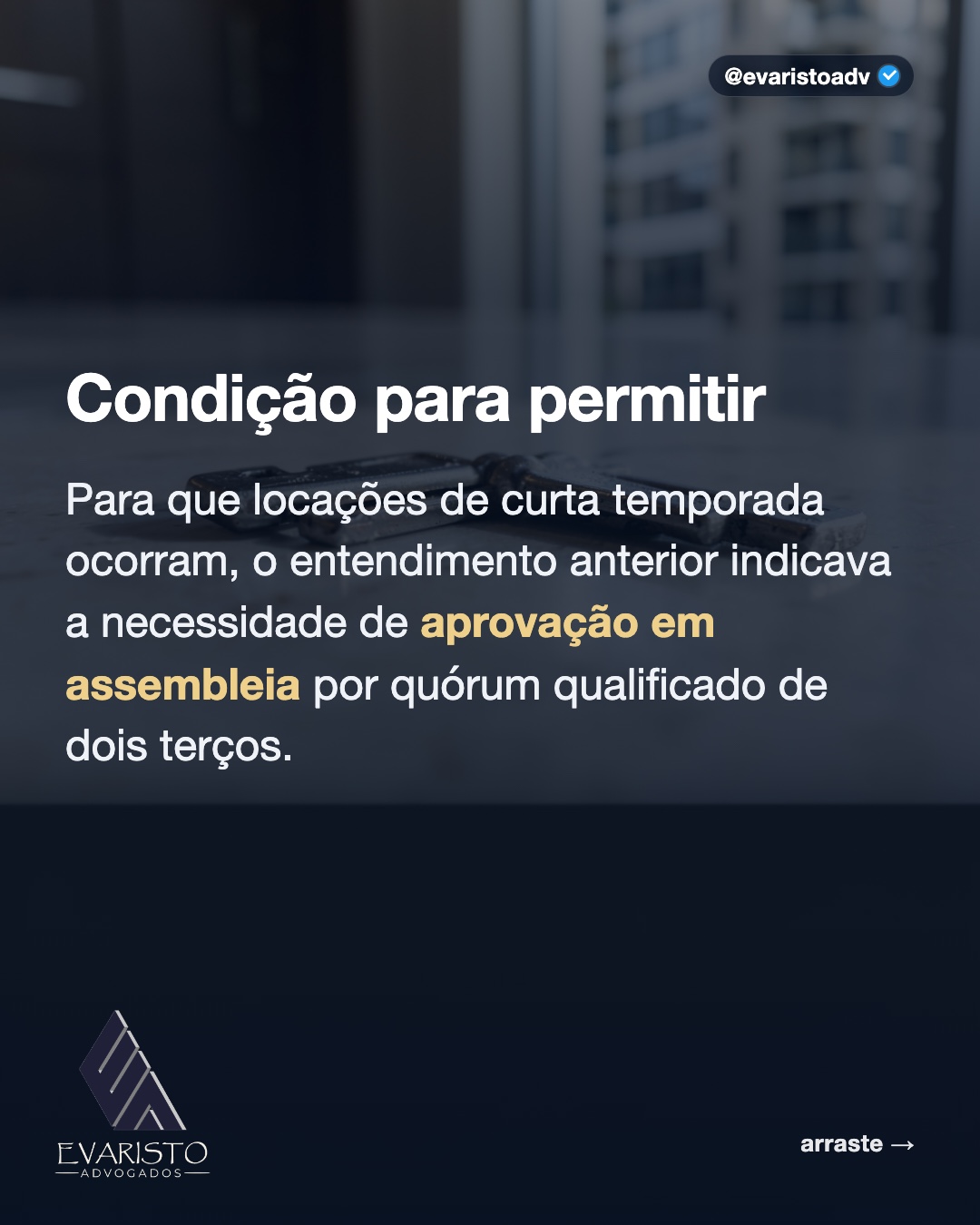 Arte 5 — Condição para permitir