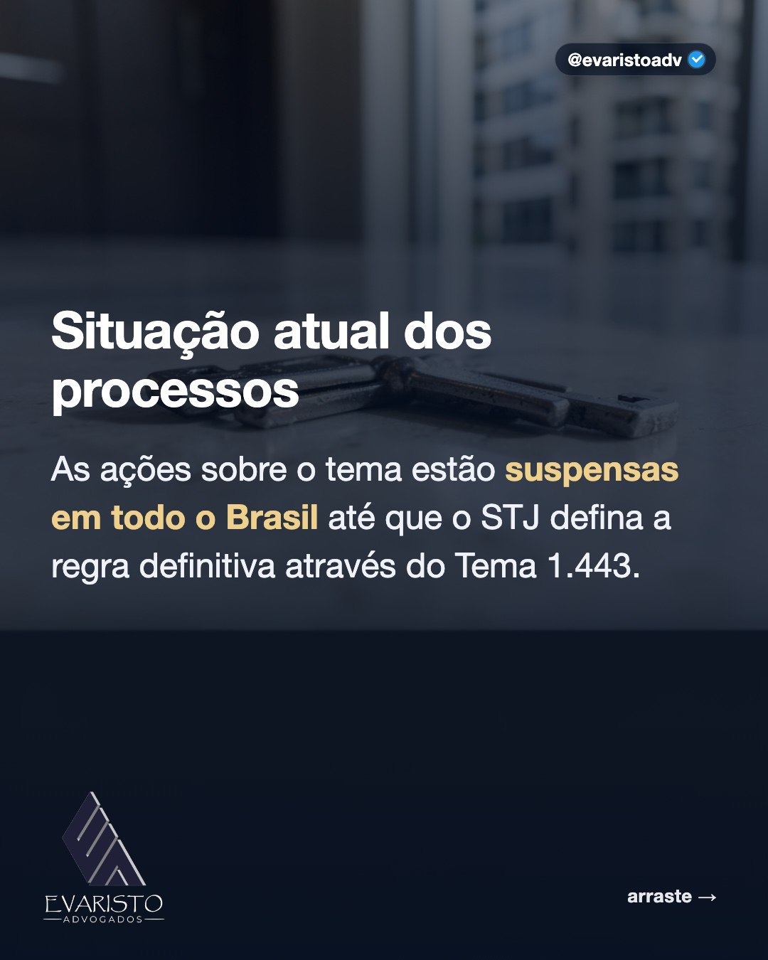 Arte 7 — Situação atual dos processos