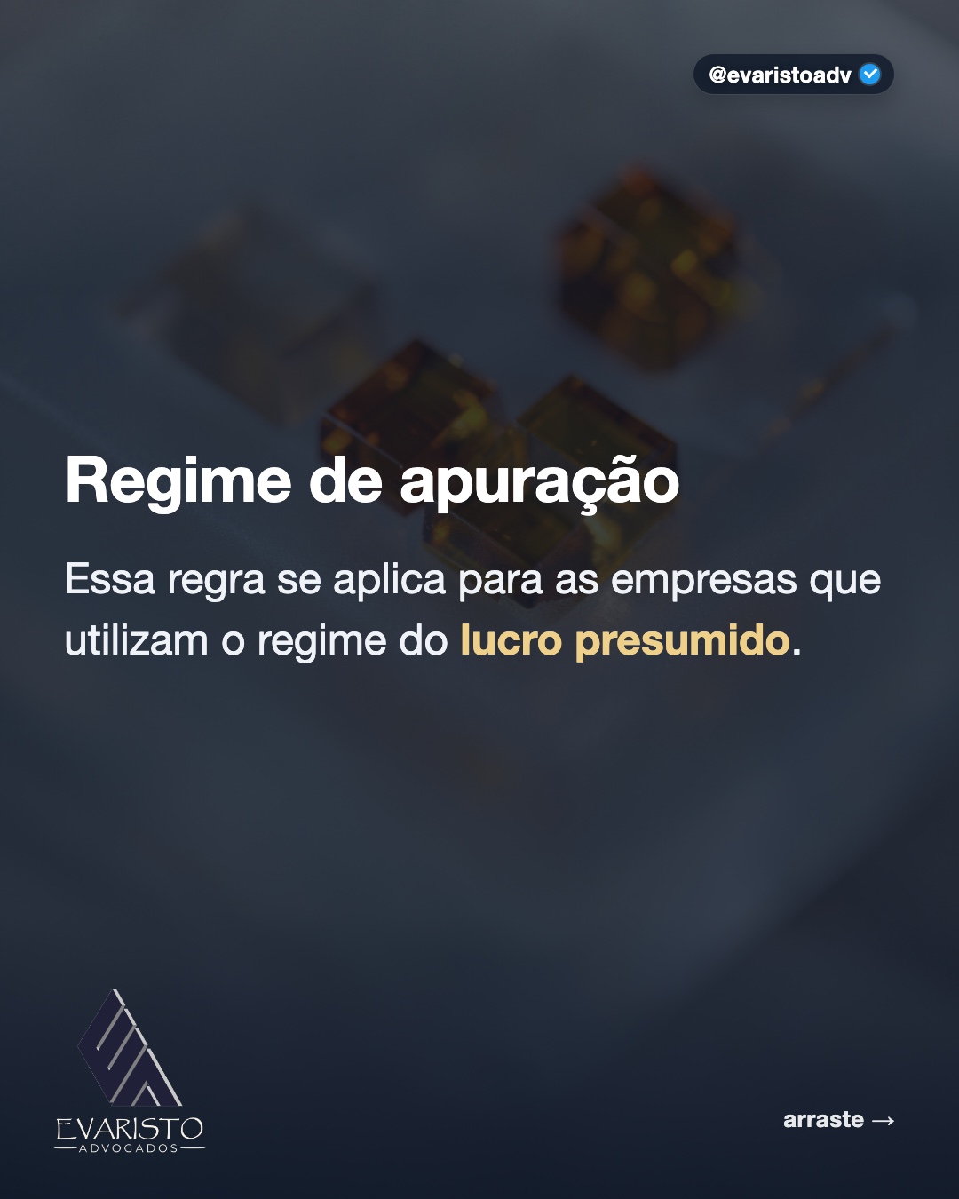 Arte 3 — Regime de apuração