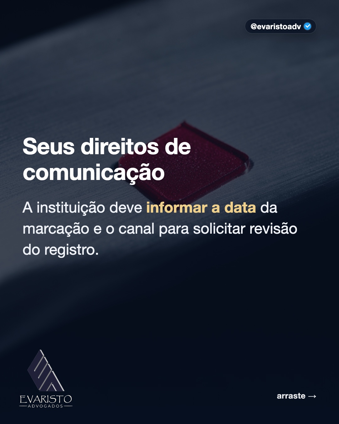Arte 3 — Seus direitos de comunicação