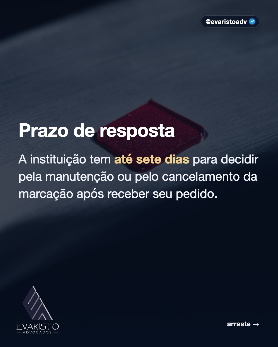 Arte 4 — Prazo de resposta