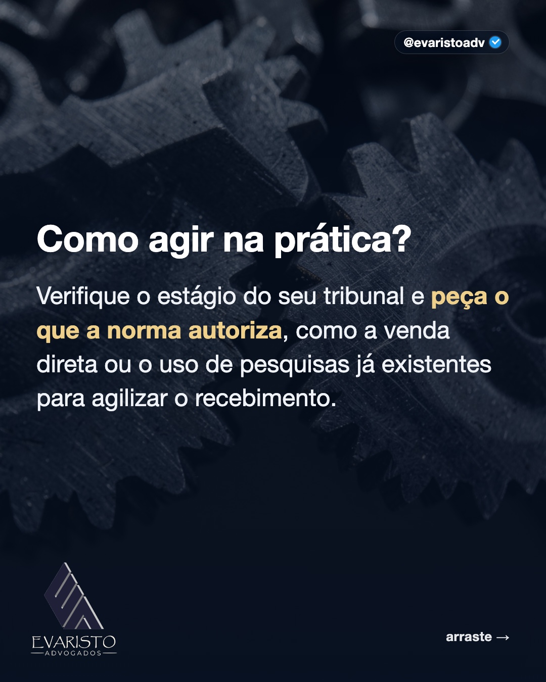 Arte 6 — Como agir na prática?