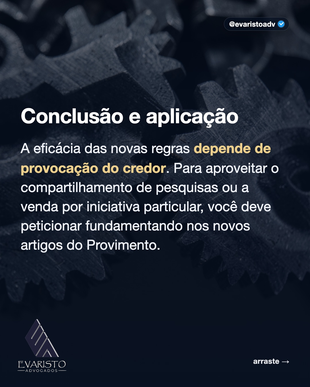 Arte 7 — Conclusão e aplicação