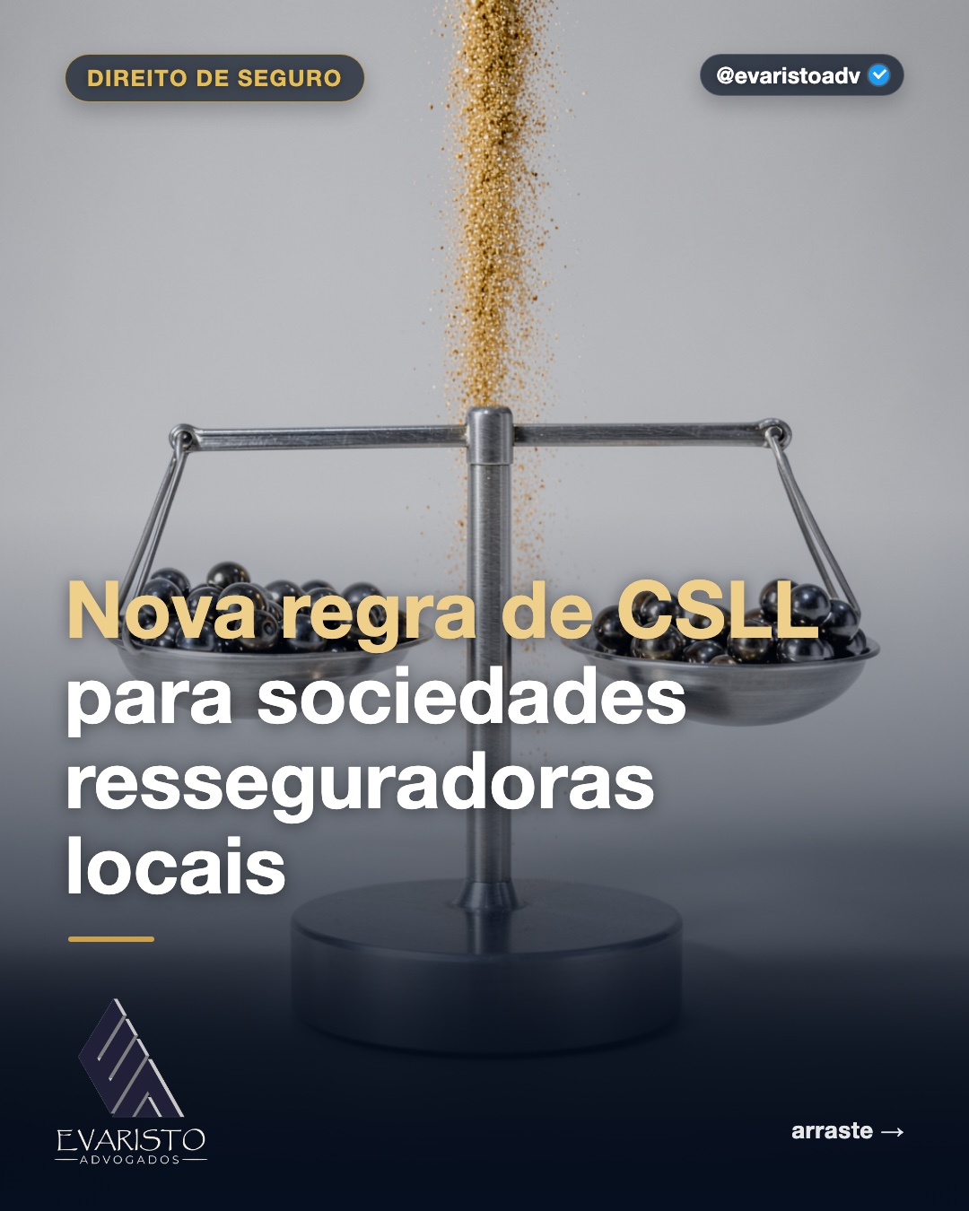 Capa do carrossel — Nova regra de CSLL para sociedades resseguradoras locais