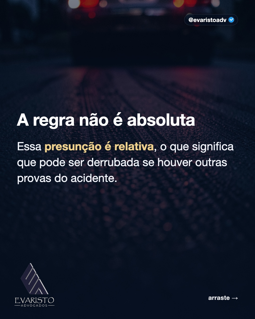 Arte 3 — A regra não é absoluta