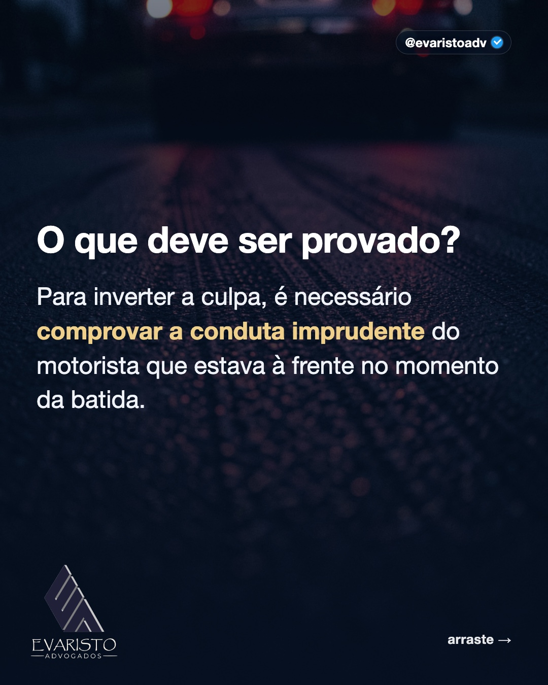 Arte 5 — O que deve ser provado?