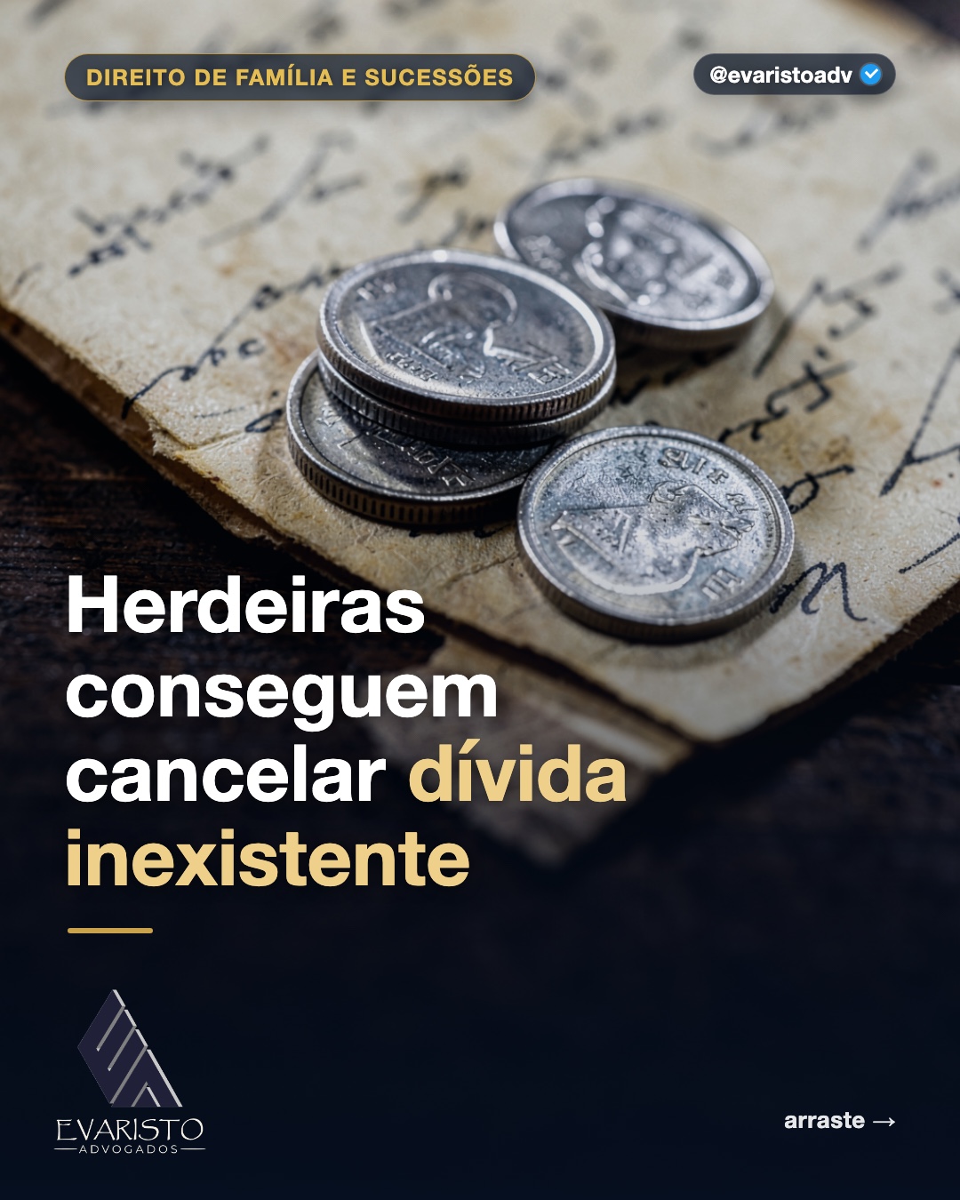 Capa do carrossel — Herdeiras conseguem cancelar dívida inexistente