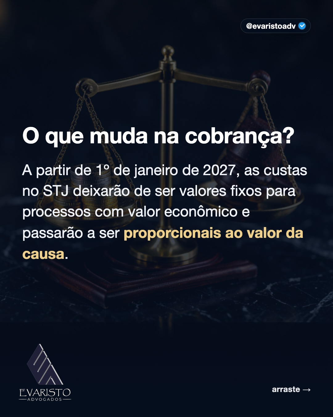 Arte 2 — O que muda na cobrança?