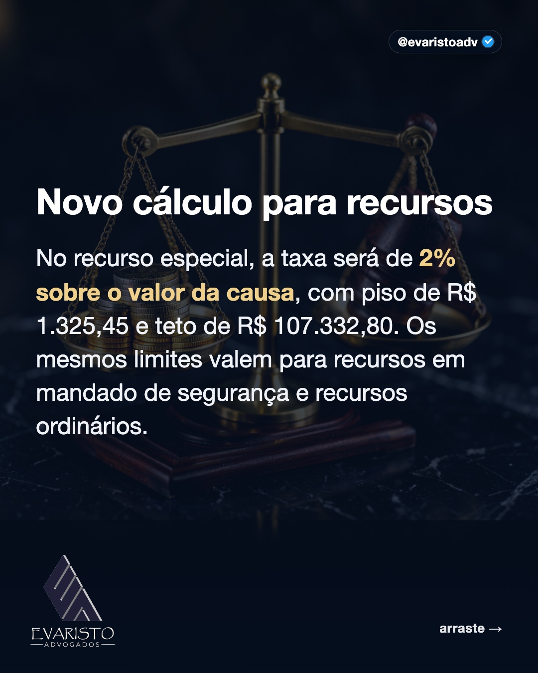 Arte 3 — Novo cálculo para recursos