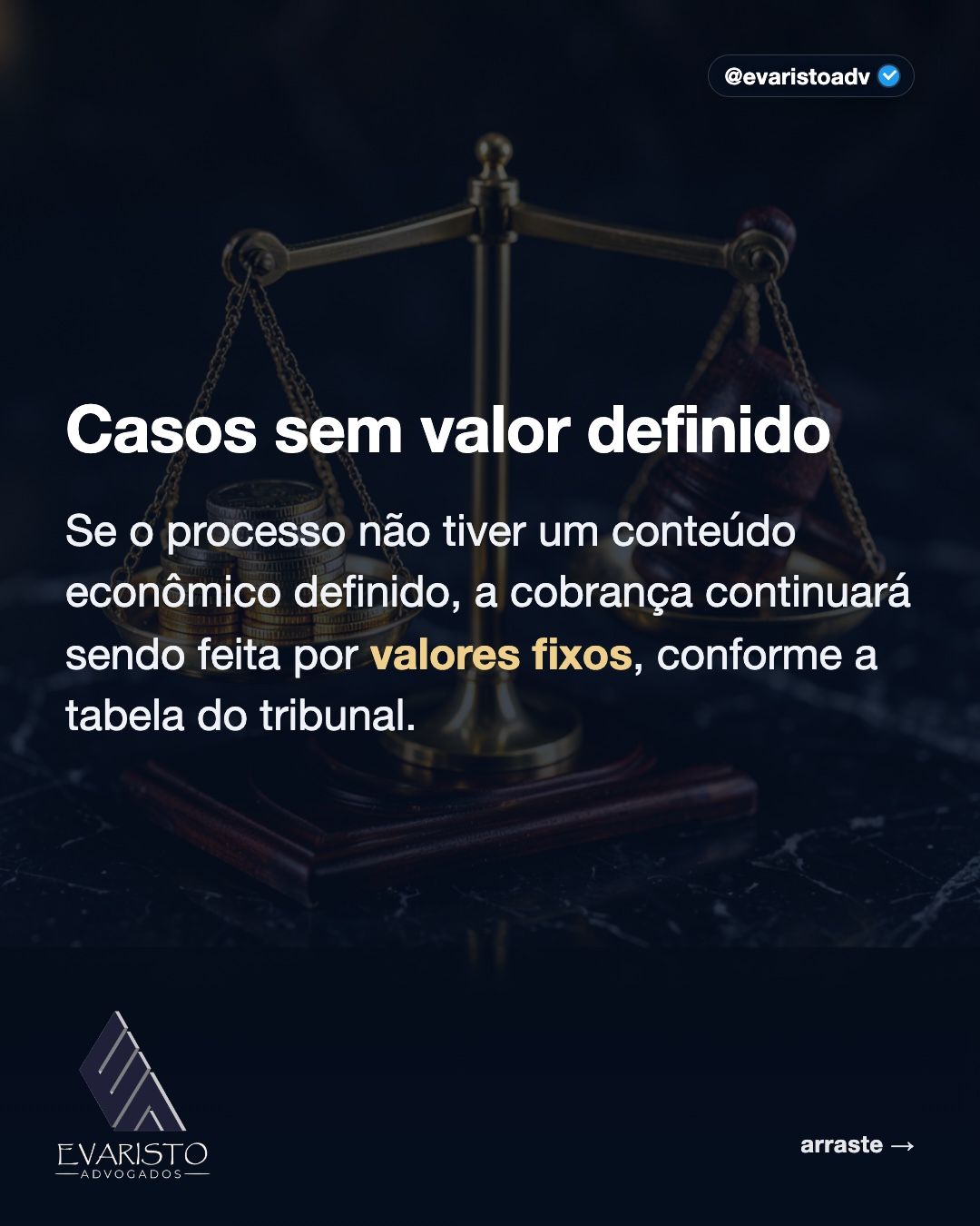 Arte 6 — Casos sem valor definido