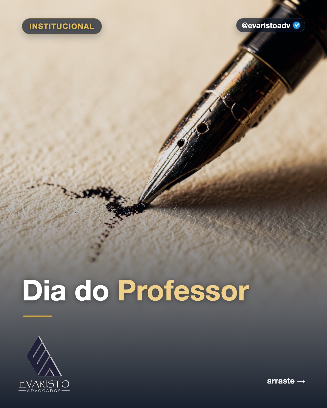 Capa do carrossel — Dia do Professor