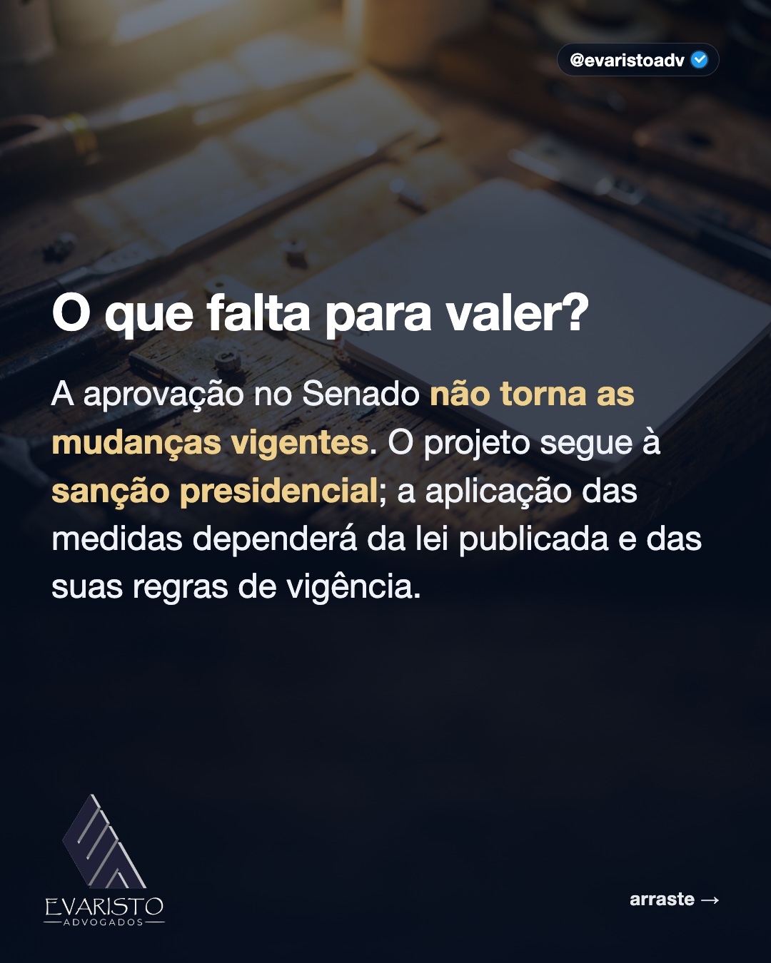 Arte 4 — O que falta para valer?