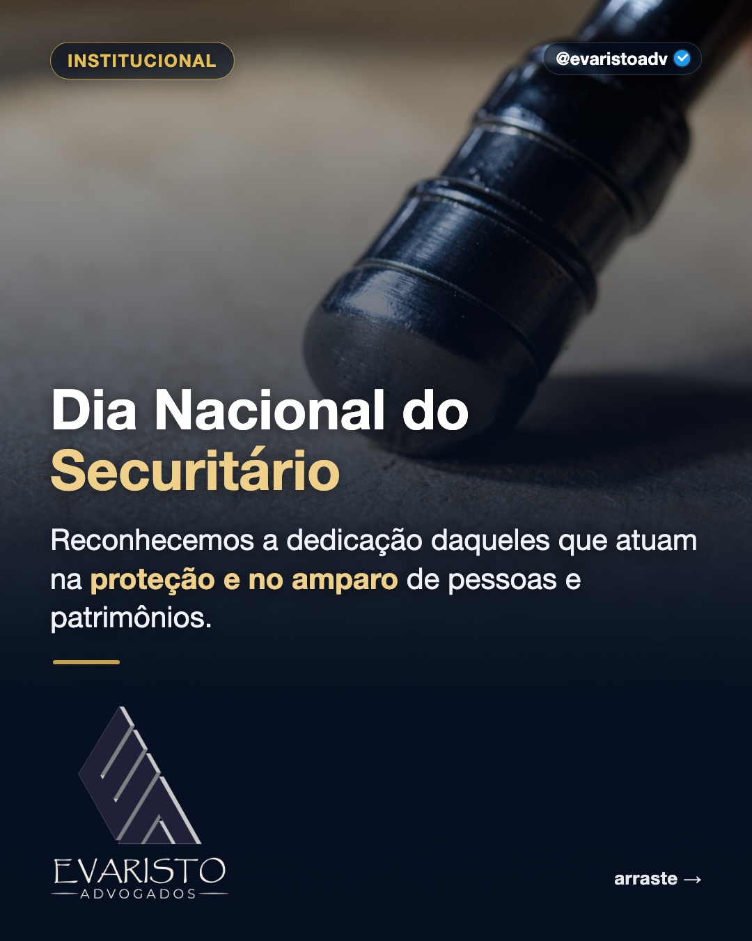 Capa do carrossel — Dia Nacional do Securitário